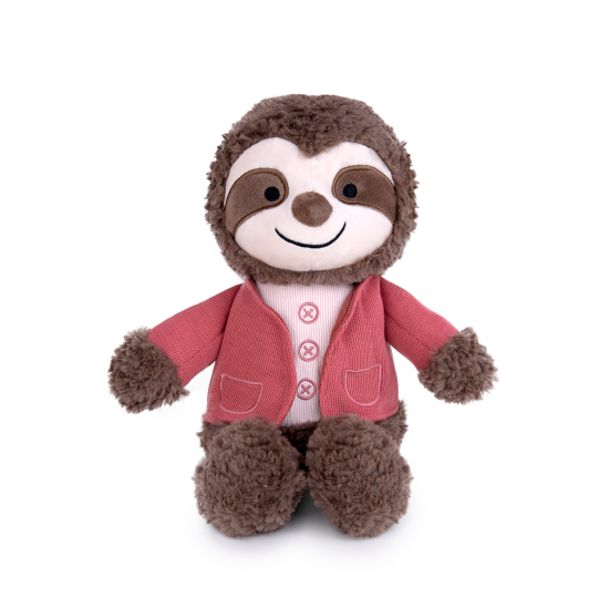 Sloth with vest 25 cm - 10689