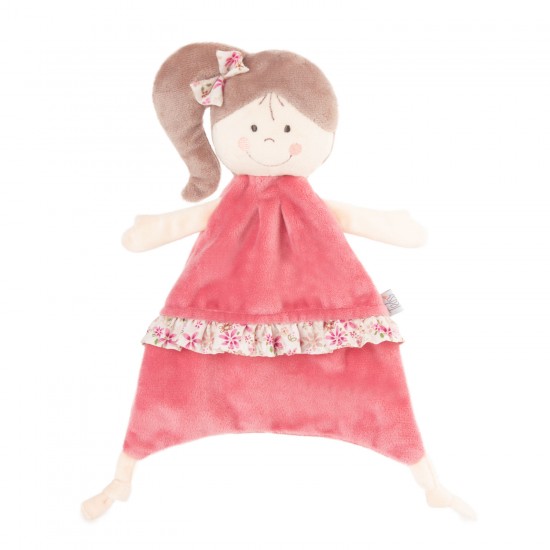 Baby soft toy doll Rosy - Pink-98062