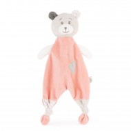 Soft toy with a teddy bear - Pink-98152
