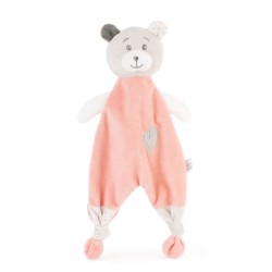 Soft toy with a teddy bear - Pink-98152