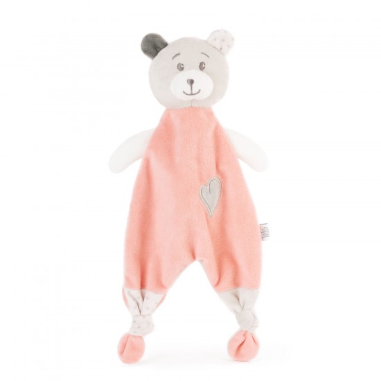Soft toy with a teddy bear - Pink-98152