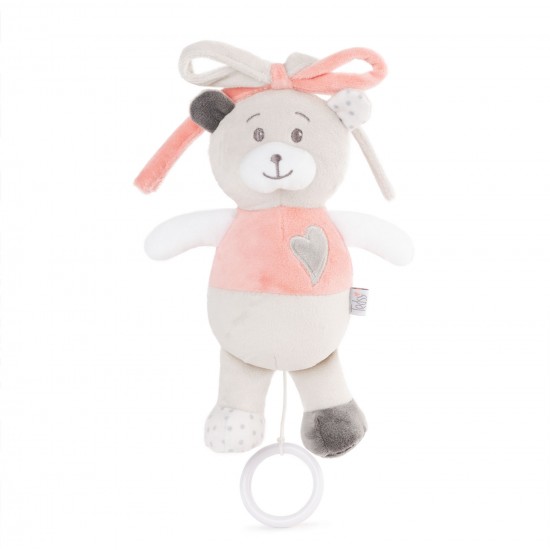 Baby Musical toy bear - Pink-98156