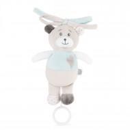 Baby Musical toy bear - Blue-98176