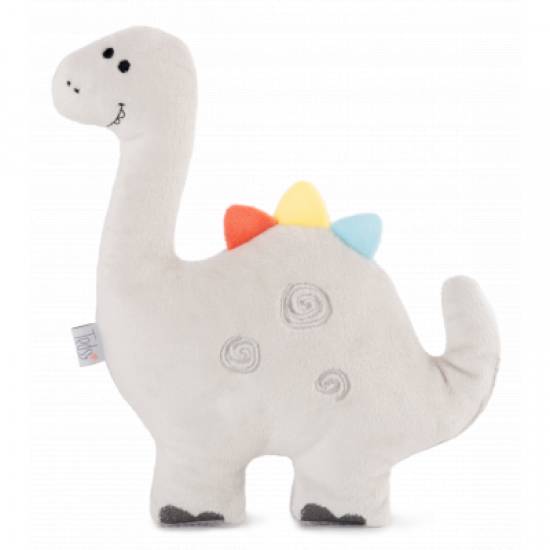 Baby Rattle Dinosaur Grey 20cm
