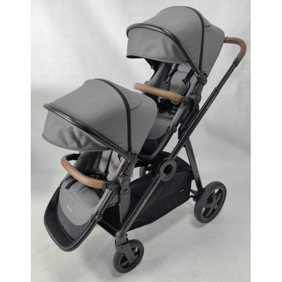 Go2 δίδυμο καρότσι + πορτ μπεμπε