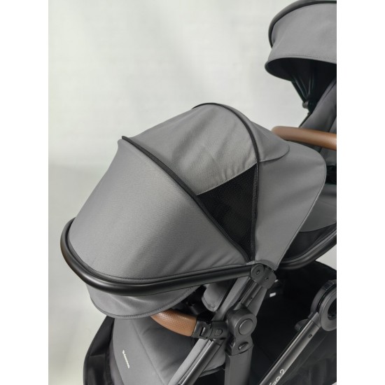 Go2 δίδυμο καρότσι + πορτ μπεμπε