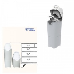 Diaper Champ One Maxi κάδος πάνας clay sand 