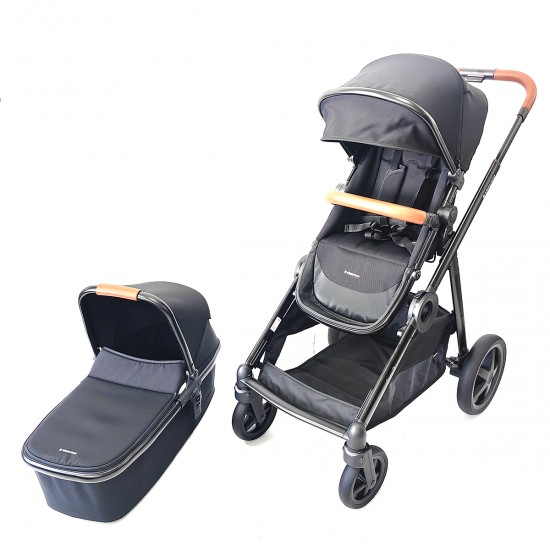 Go2 δίδυμο καρότσι + πορτ μπεμπε