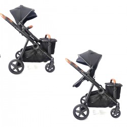 Go2 δίδυμο καρότσι + πορτ μπεμπε